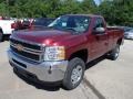 Deep Ruby Metallic 2014 Chevrolet Silverado 2500HD WT Regular Cab 4x4 Exterior