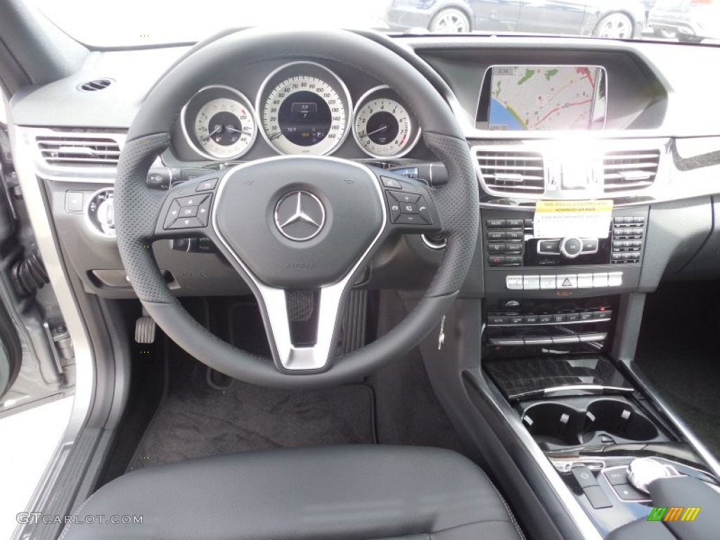 2014 Mercedes-Benz E 350 Sport Sedan Black Dashboard Photo #82366541