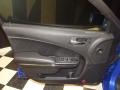 2013 Dodge Charger Daytona Edition Black/Blue Interior Door Panel Photo
