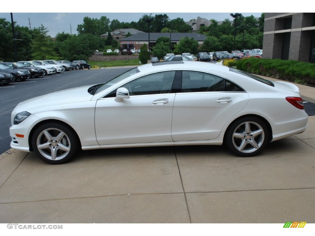 Diamond White Metallic 2014 Mercedes-Benz CLS 550 4Matic Coupe Exterior Photo #82367237