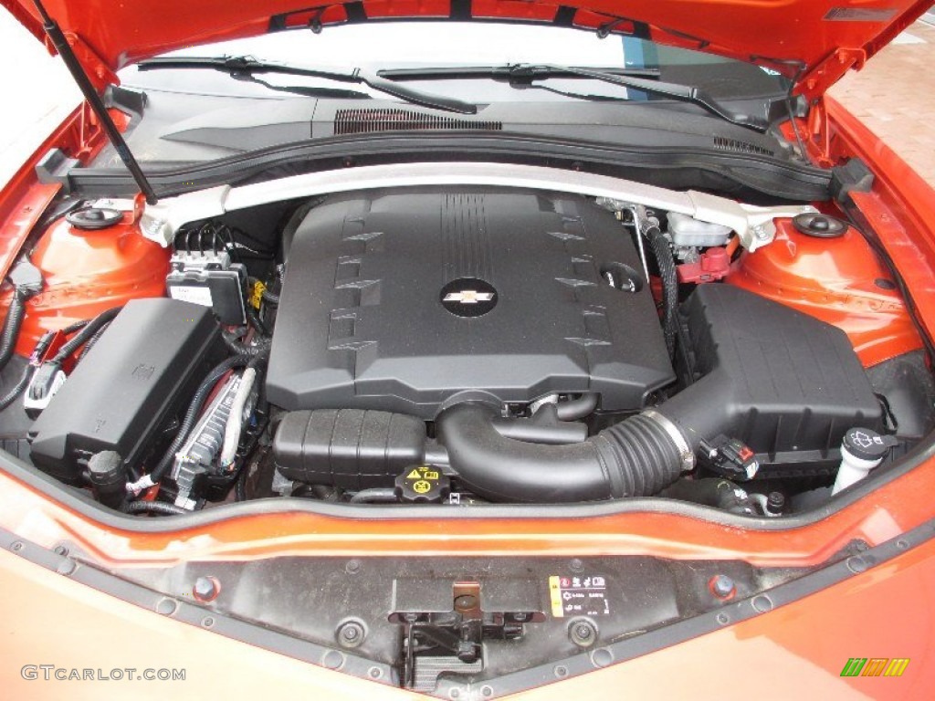 2012 Camaro LT Convertible - Inferno Orange Metallic / Black photo #22