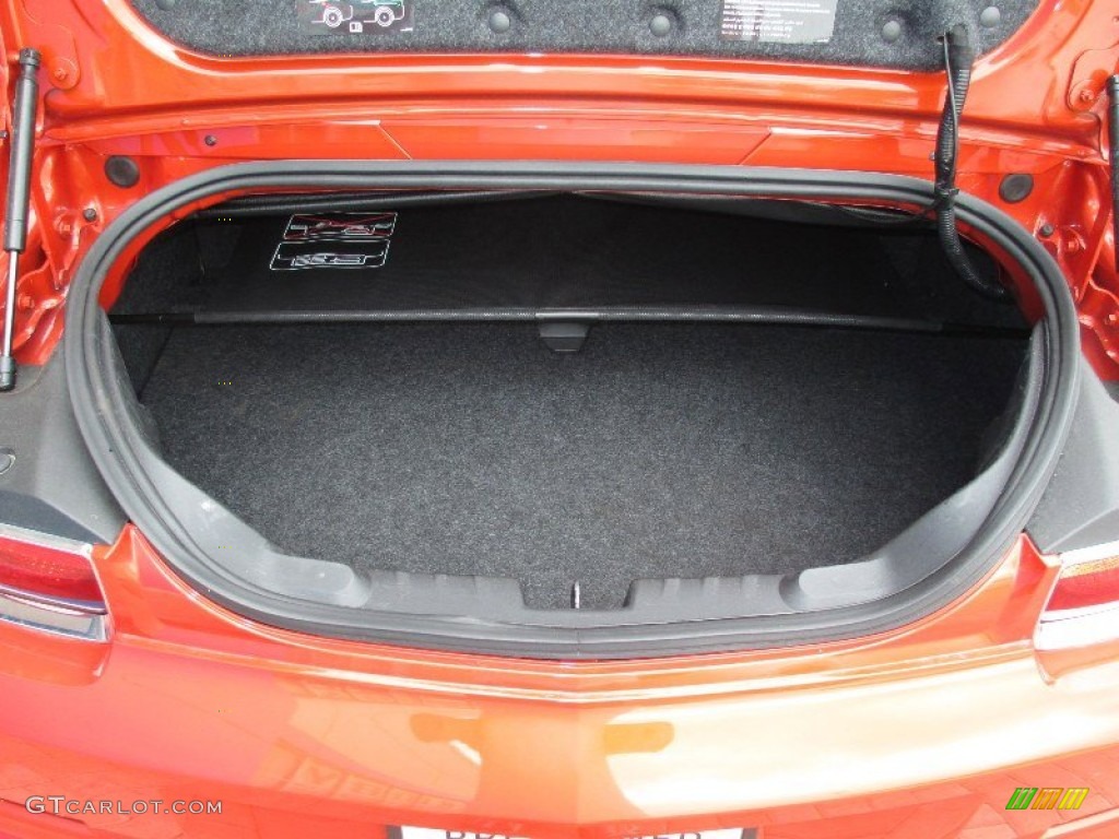 2012 Camaro LT Convertible - Inferno Orange Metallic / Black photo #26