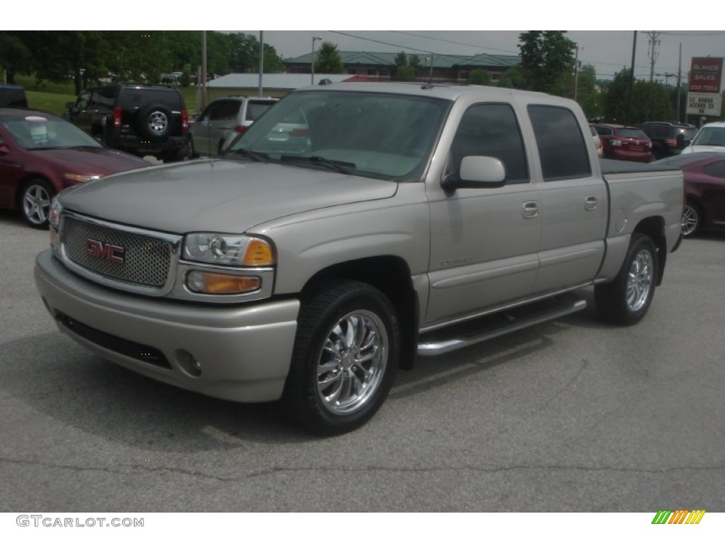 2005 Sierra 1500 Denali Crew Cab AWD - Silver Birch Metallic / Stone Gray photo #37