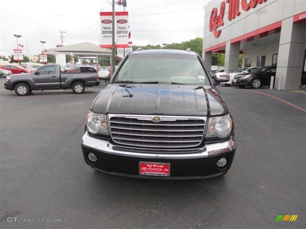 2008 Aspen Limited - Brilliant Black Crystal Pearl / Dark Slate Gray/Light Slate Gray photo #2