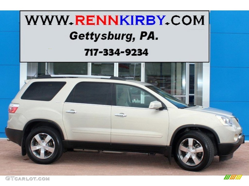 2011 Acadia SLT AWD - Gold Mist Metallic / Cashmere photo #1