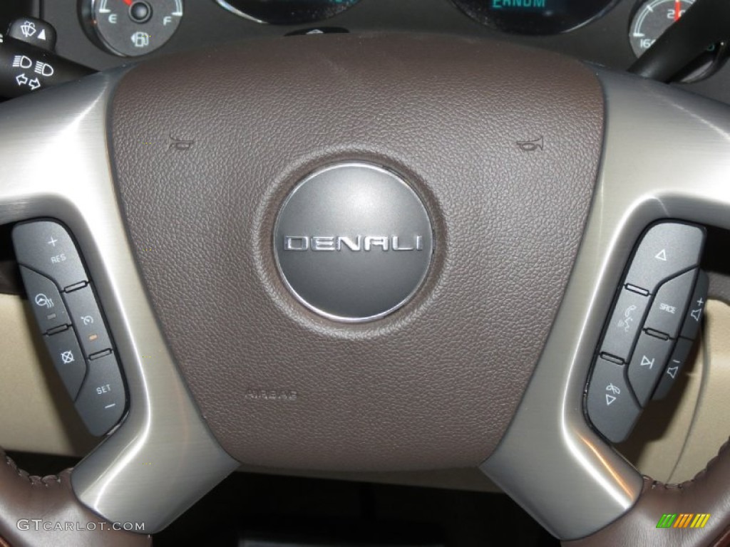 2013 Yukon XL Denali - Mocha Steel Metallic / Cocoa/Light Cashmere photo #8