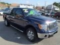 Dark Blue Pearl Metallic 2011 Ford F150 XLT SuperCab 4x4 Exterior