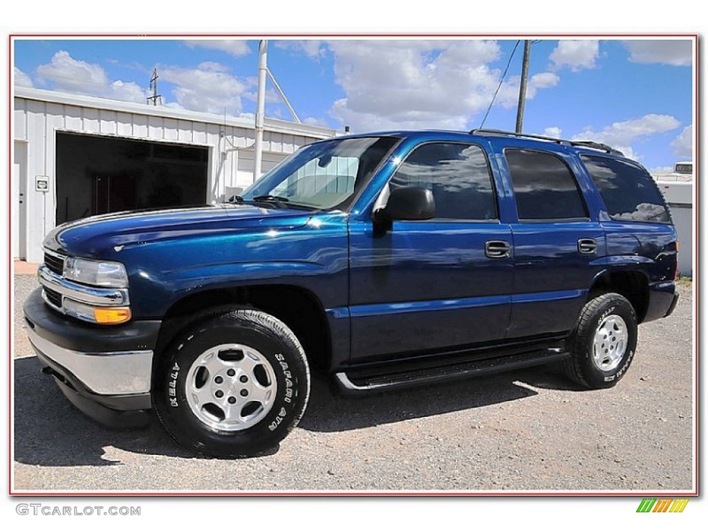 2006 Tahoe LS 4WD - Dark Blue Metallic / Tan/Neutral photo #1