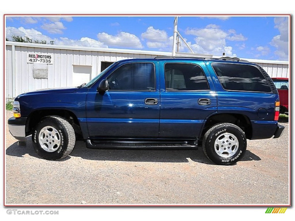 2006 Tahoe LS 4WD - Dark Blue Metallic / Tan/Neutral photo #2