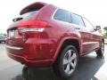 2014 Deep Cherry Red Crystal Pearl Jeep Grand Cherokee Overland  photo #3