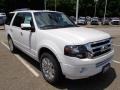 2013 White Platinum Tri-Coat Ford Expedition Limited 4x4  photo #2