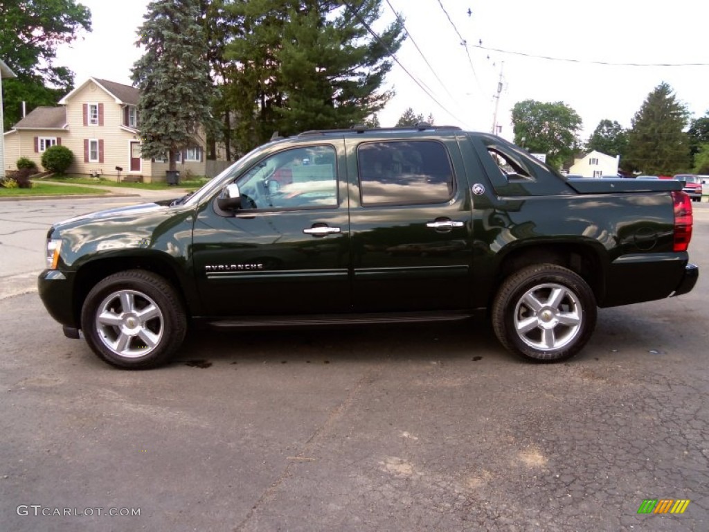 Fairway Metallic 2013 Chevrolet Avalanche LT 4x4 Black Diamond Edition Exterior Photo #82372085