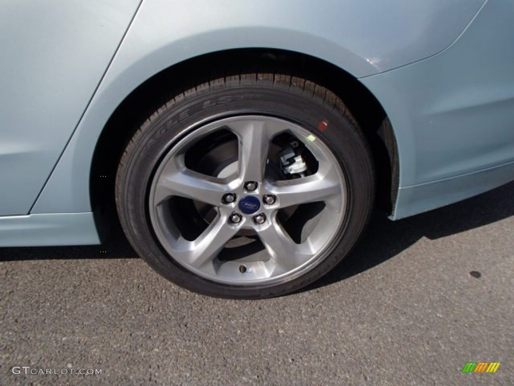 2013 Fusion Hybrid SE - Ice Storm Metallic / Charcoal Black photo #9