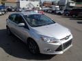 2013 Ingot Silver Ford Focus SE Hatchback  photo #3