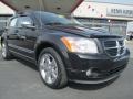 Brilliant Black Crystal Pearl 2010 Dodge Caliber Rush