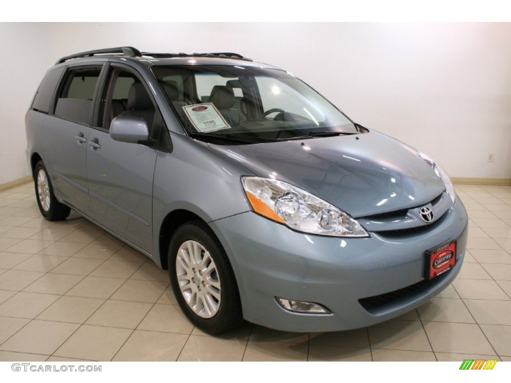 2009 Sienna XLE - Blue Mirage Metallic / Stone photo #1