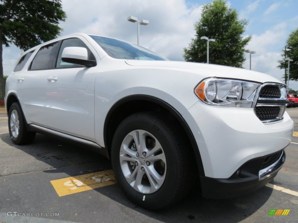 2013 Durango SXT - Bright White / Black photo #4