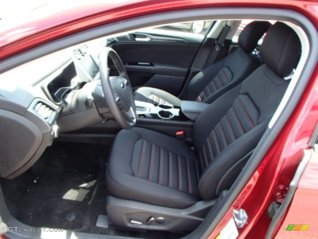2013 Fusion SE 1.6 EcoBoost - Ruby Red Metallic / Charcoal Black photo #11