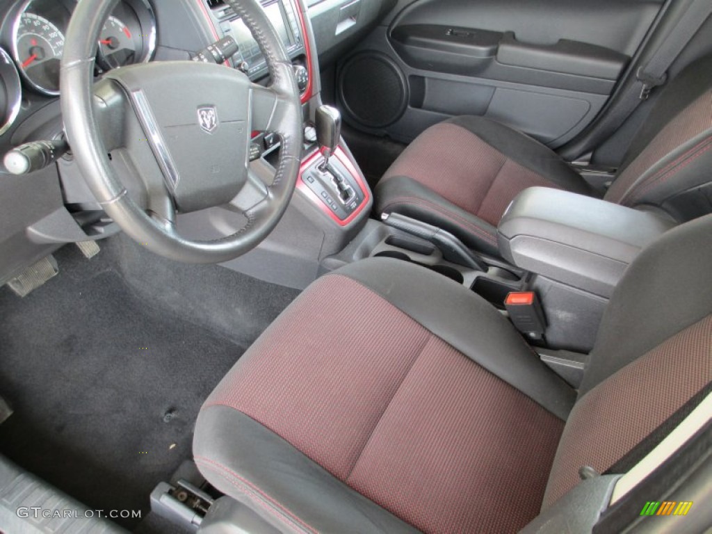 Dark Slate Gray/Red Interior 2010 Dodge Caliber Rush Photo #82373275