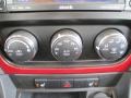 2010 Dodge Caliber Dark Slate Gray/Red Interior Controls Photo