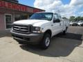 Oxford White 2003 Ford F250 Super Duty XL SuperCab 4x4 Chassis