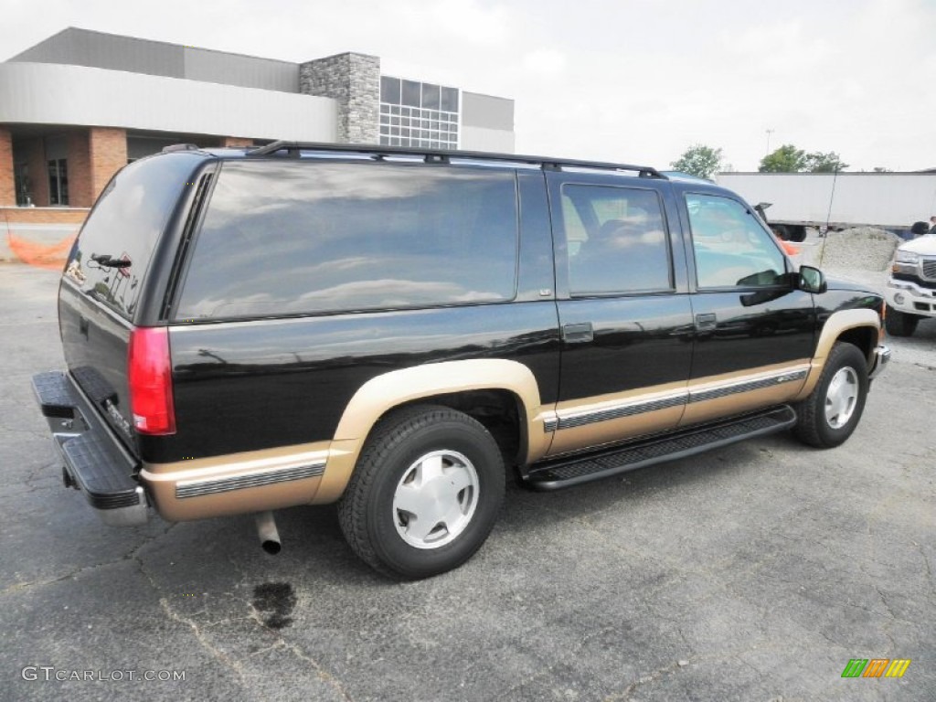 1999 Suburban K1500 LT 4x4 - Onyx Black / Gray photo #27