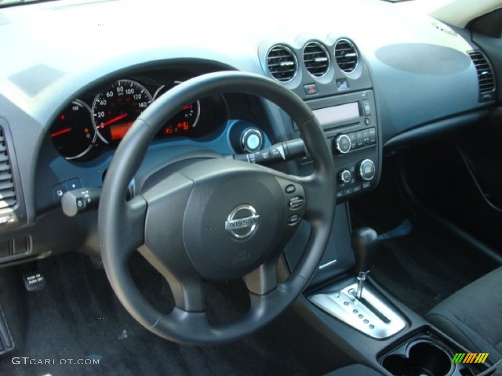 2011 Nissan Altima Hybrid Charcoal Dashboard Photo #82375726