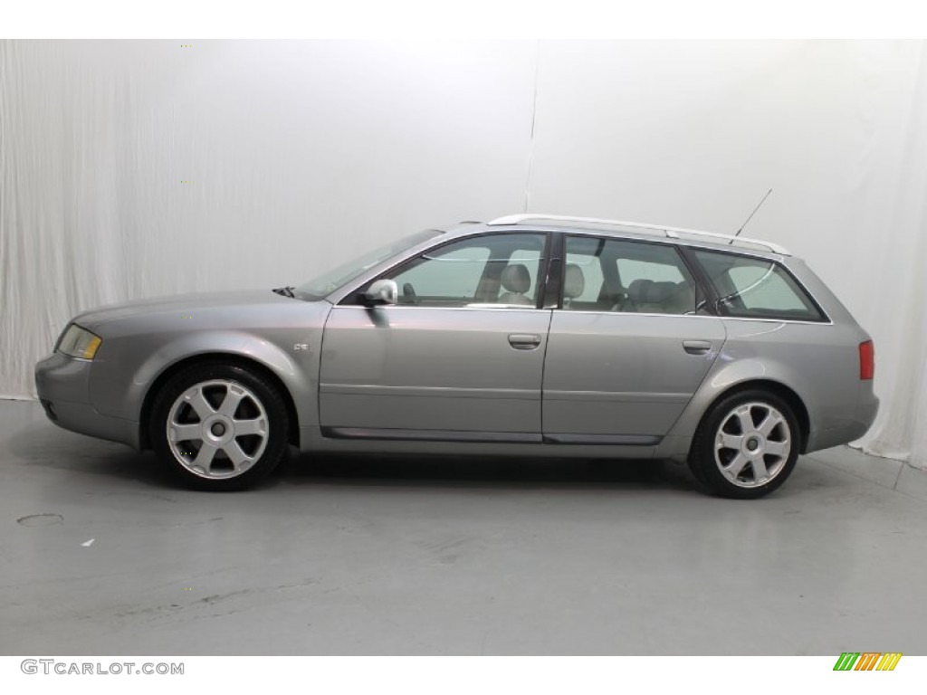 Atlas Grey Metallic 2002 Audi S6 4.2 quattro Avant Exterior Photo #82377127