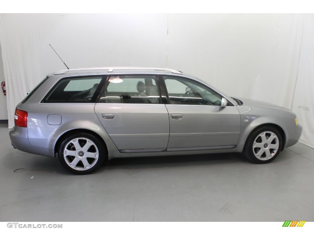 Atlas Grey Metallic 2002 Audi S6 4.2 quattro Avant Exterior Photo #82377249