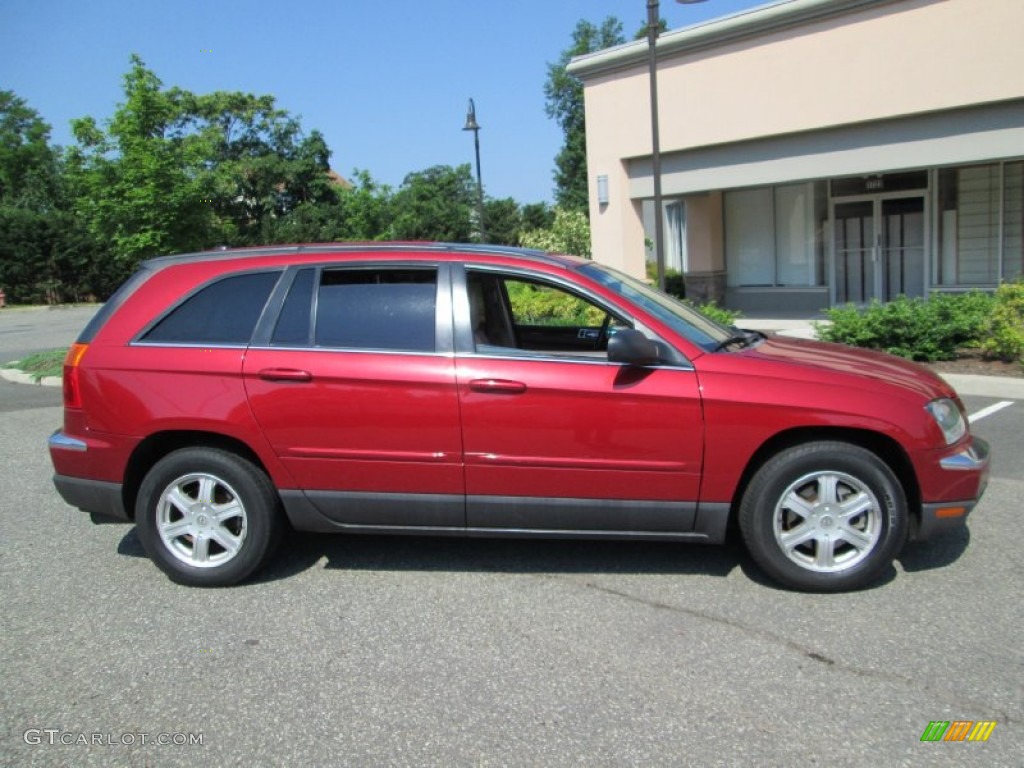 Inferno Red Crystal Pearl 2005 Chrysler Pacifica Touring Exterior Photo #82377489