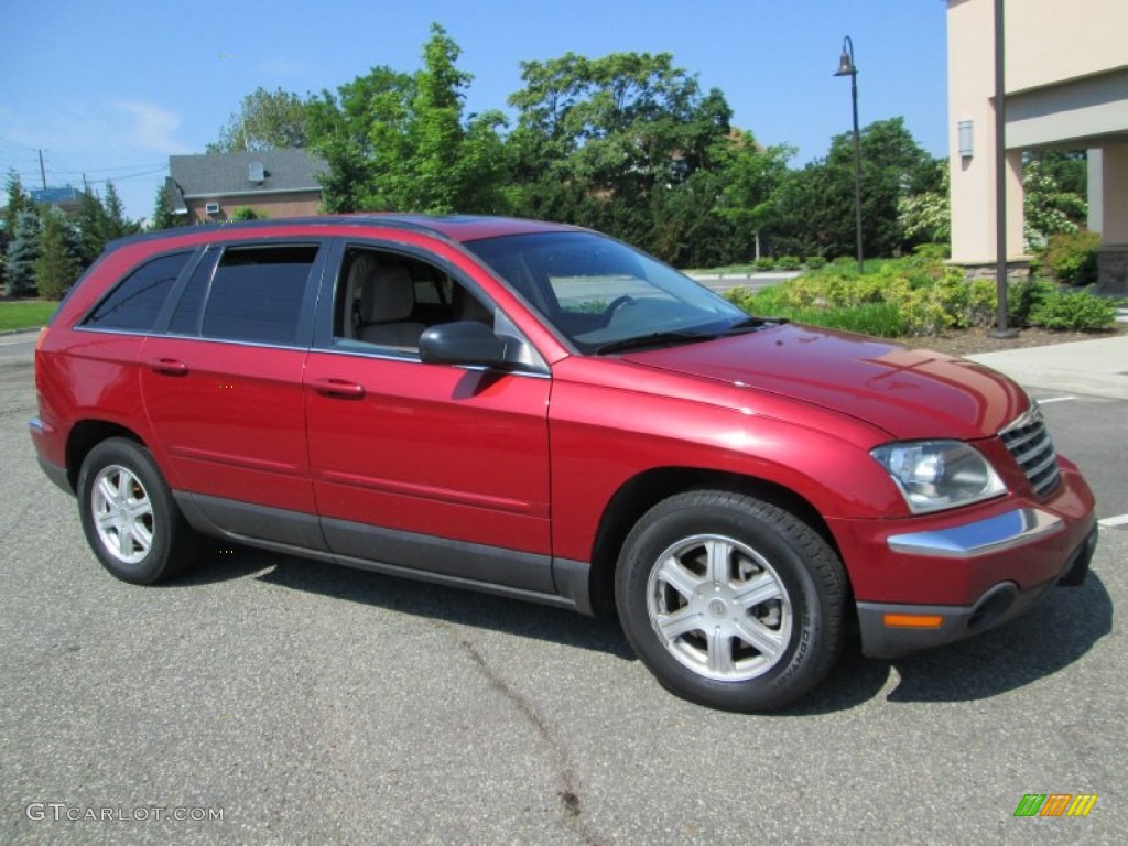 Inferno Red Crystal Pearl 2005 Chrysler Pacifica Touring Exterior Photo #82377512