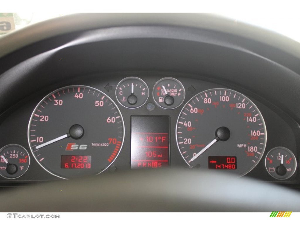 2002 Audi S6 4.2 quattro Avant Gauges Photo #82377802