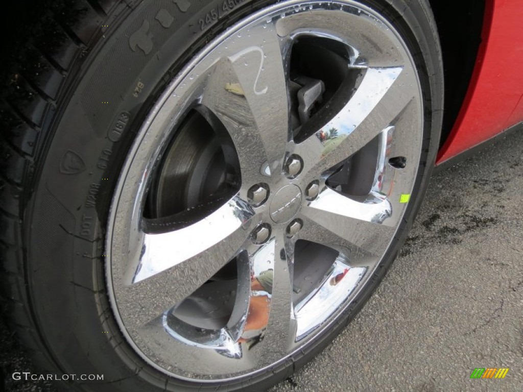 2013 Challenger R/T - TorRed / Dark Slate Gray photo #5