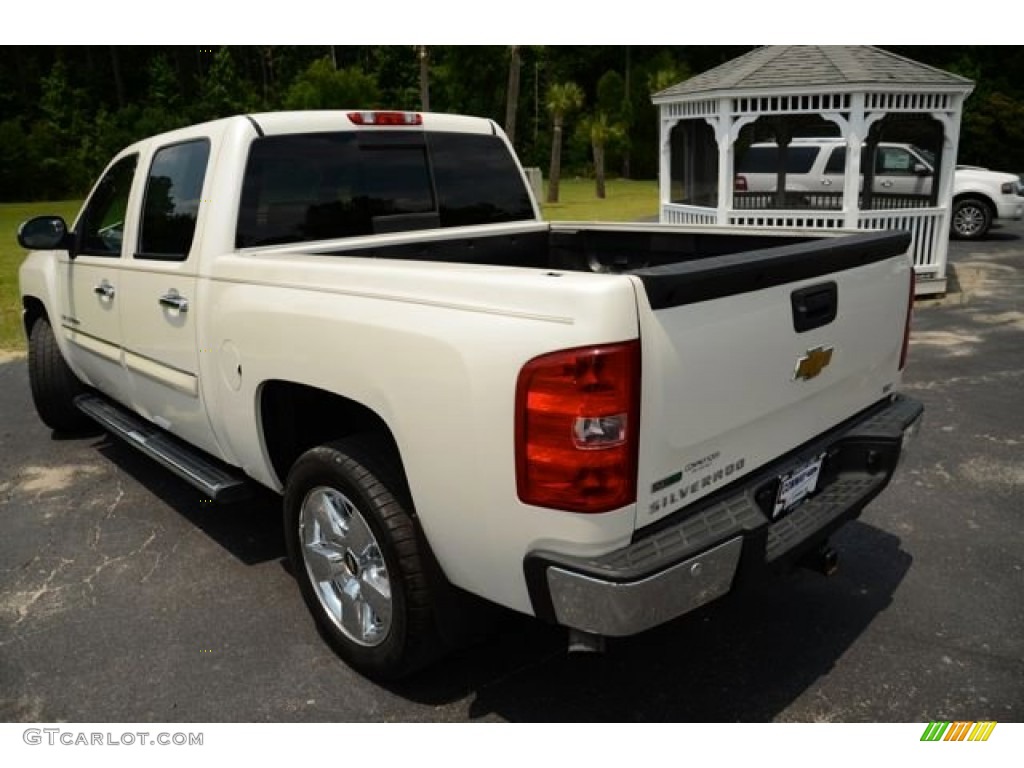 2011 Silverado 1500 LTZ Crew Cab - White Diamond Tricoat / Dark Cashmere/Light Cashmere photo #7