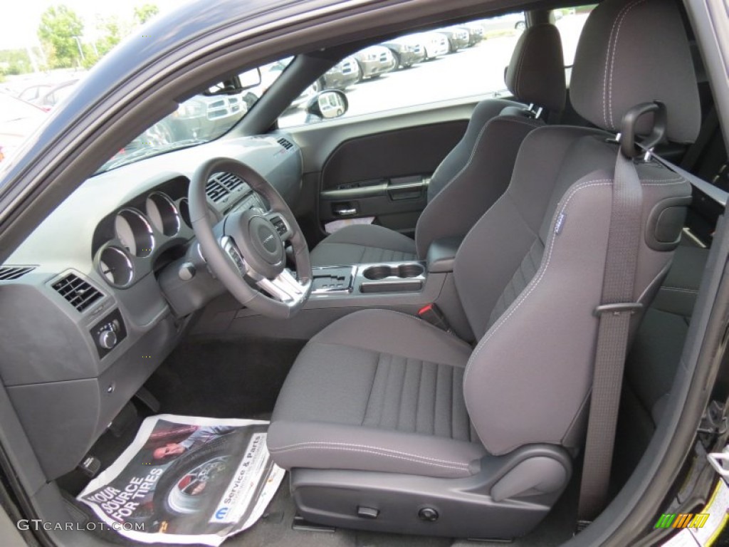 Dark Slate Gray Interior 2013 Dodge Challenger SRT8 Core Photo #82378610
