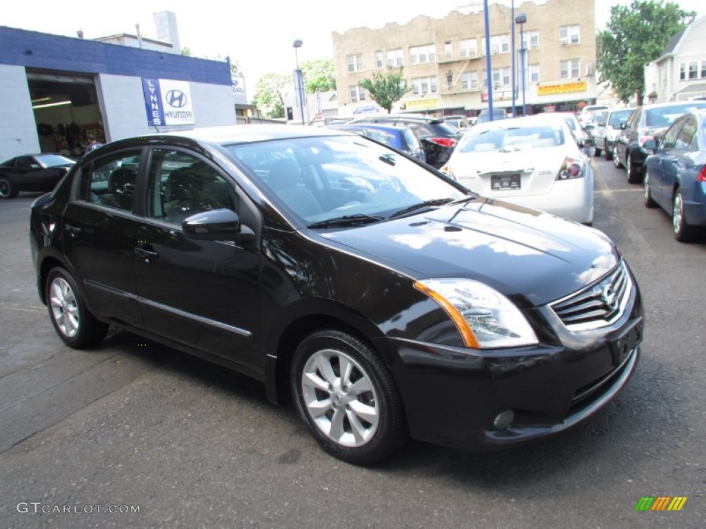 2010 Sentra 2.0 SL - Espresso Black Metallic / Charcoal photo #2