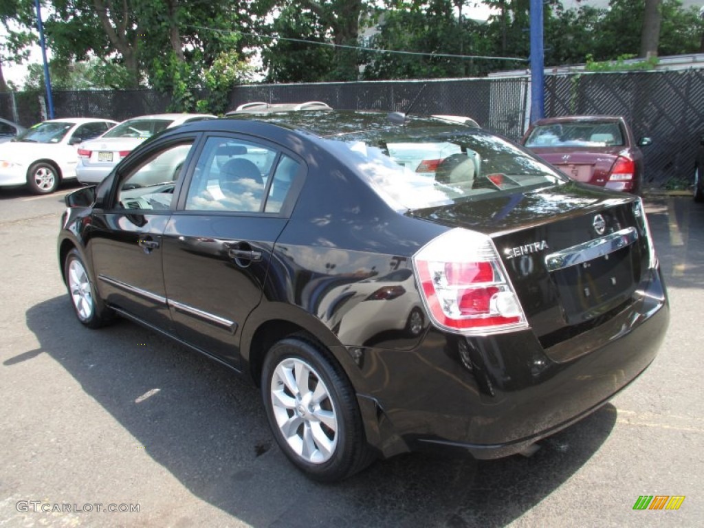 2010 Sentra 2.0 SL - Espresso Black Metallic / Charcoal photo #5
