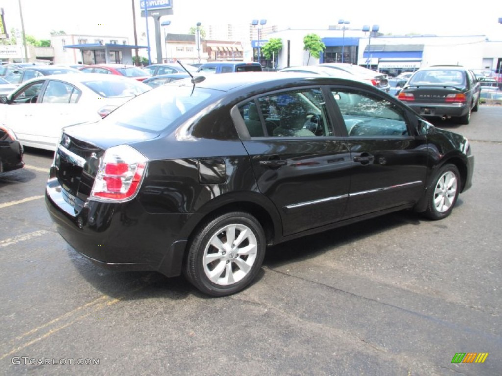 2010 Sentra 2.0 SL - Espresso Black Metallic / Charcoal photo #6