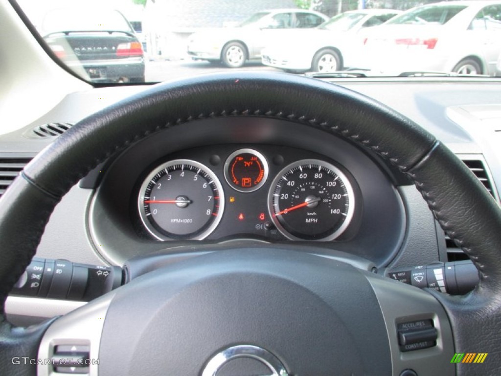 2010 Sentra 2.0 SL - Espresso Black Metallic / Charcoal photo #10