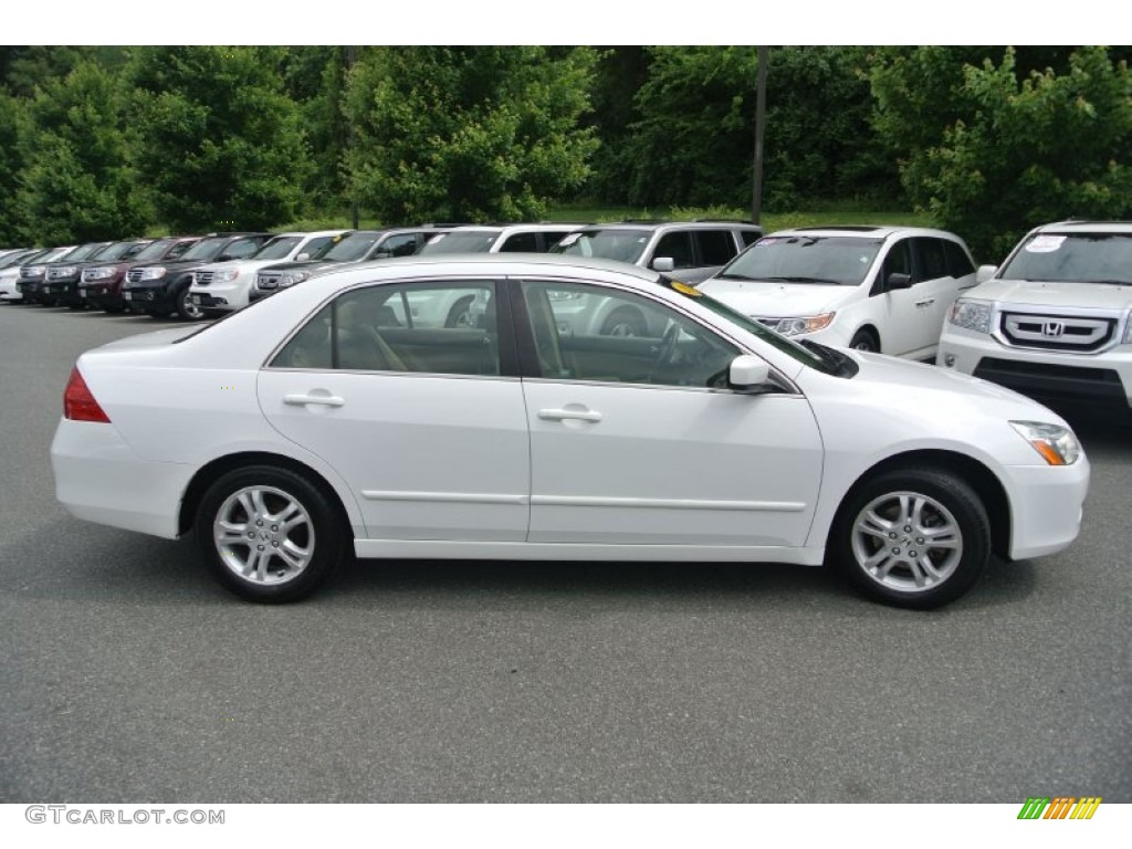 Taffeta White 2007 Honda Accord SE Sedan Exterior Photo #82379915