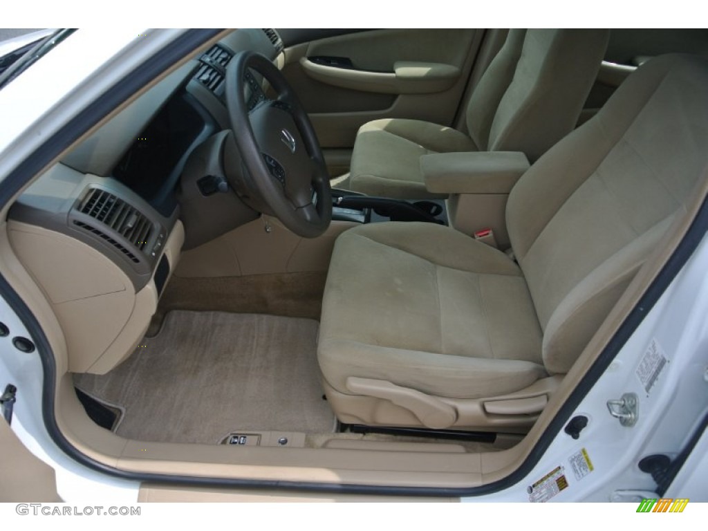 Ivory Interior 2007 Honda Accord SE Sedan Photo #82380028