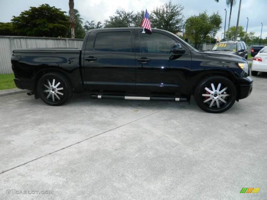 2007 Tundra Limited CrewMax - Black / Graphite Gray photo #2