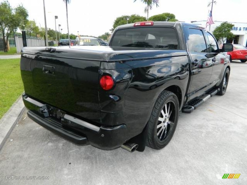 2007 Tundra Limited CrewMax - Black / Graphite Gray photo #3