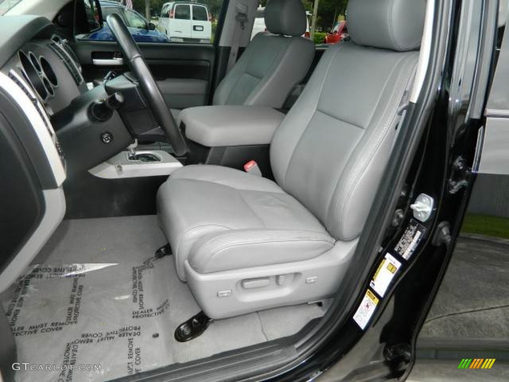 2007 Tundra Limited CrewMax - Black / Graphite Gray photo #12