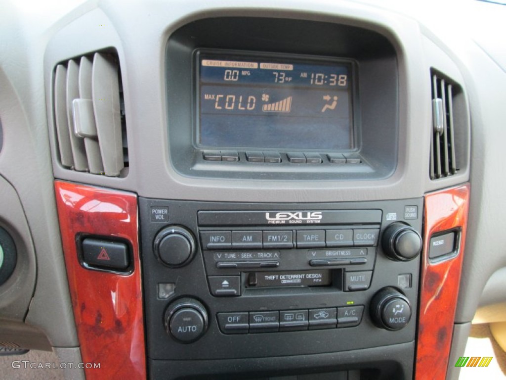 2002 Lexus RX 300 AWD Controls Photo #82381813