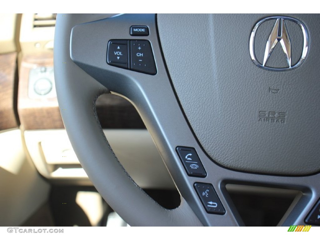 2013 MDX SH-AWD Advance - Aspen White Pearl / Parchment photo #26