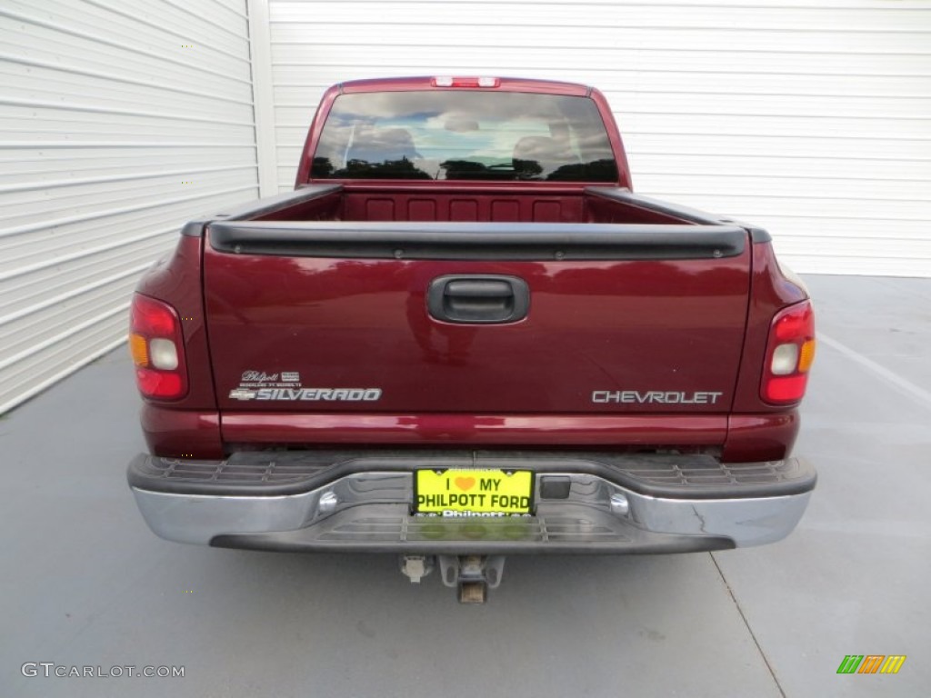 1999 Silverado 1500 LT Extended Cab - Dark Carmine Red Metallic / Medium Gray photo #5