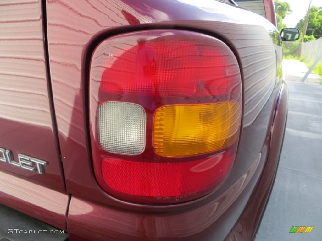 1999 Silverado 1500 LT Extended Cab - Dark Carmine Red Metallic / Medium Gray photo #19