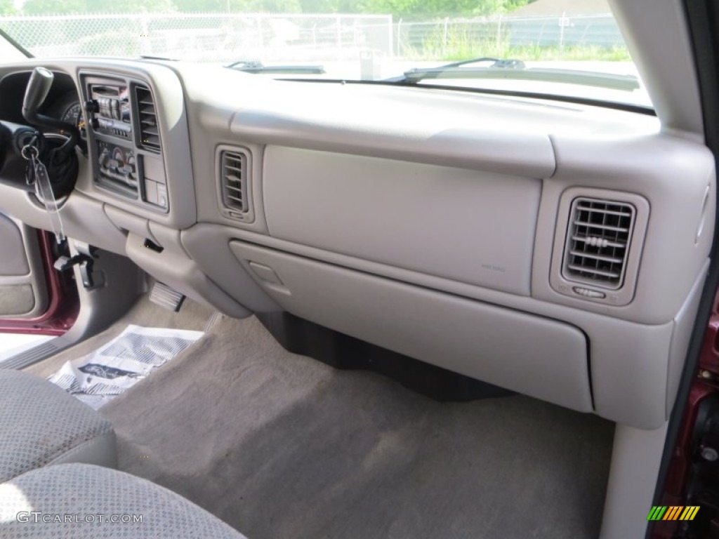 1999 Silverado 1500 LT Extended Cab - Dark Carmine Red Metallic / Medium Gray photo #24