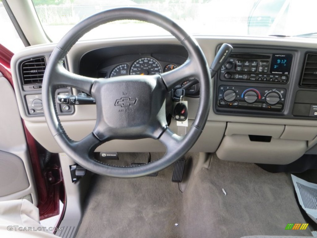 1999 Silverado 1500 LT Extended Cab - Dark Carmine Red Metallic / Medium Gray photo #30